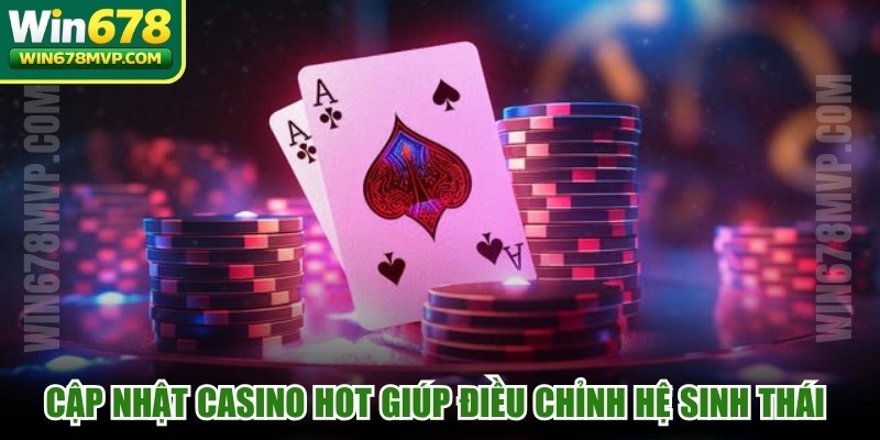 Cập nhật casino hot giúp điều chỉnh hệ sinh thái giải trí mở rộng