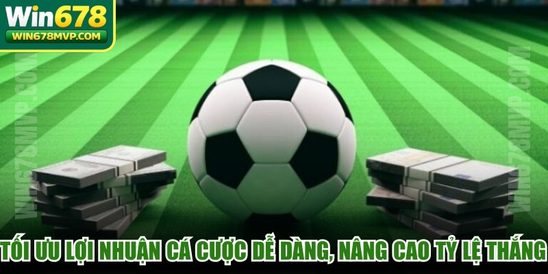 Tối ưu lợi nhuận cá cược dễ dàng, nâng cao tỷ lệ thắng cao